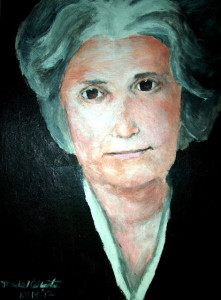 Maria Montessori Painting by MC